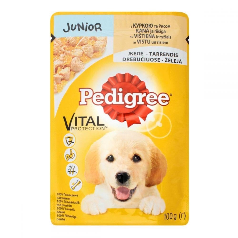 Корм для цуценят Pedigree з куркою в Желе, 100 г