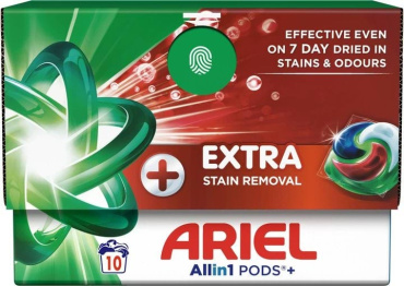 Капсули для прання Ariel Pods+ All-in-1 Екстрасила виведення плям 10 шт.