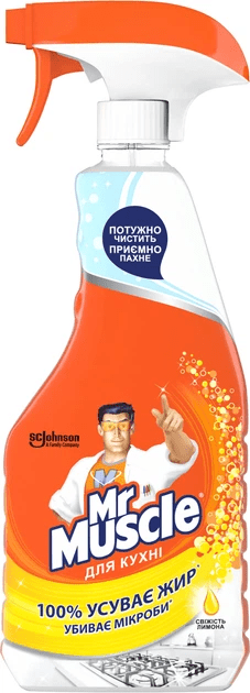 Засіб для чищення Mr. Muscle для кухні лимон спрей 500 мл