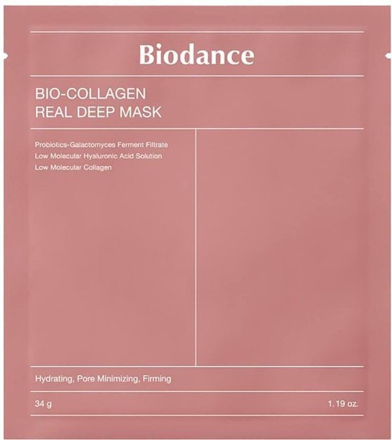 Нічна маска Biodance Bio-Collagen Real Deep Mask зволожуюча 1 шт