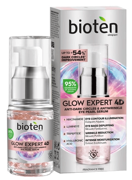 Сироватка для контуру очей Bioten Glow Expert 4D, 15 мл