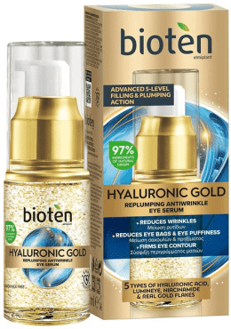 Сироватка для контуру очей Bioten Hyaluronic Gold 15 мл фото 1