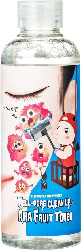 Пилинг-тоник Elizavecca Hell-Pore Clean Up Aha Fruit Toner с фруктовыми кислотами 200 мл