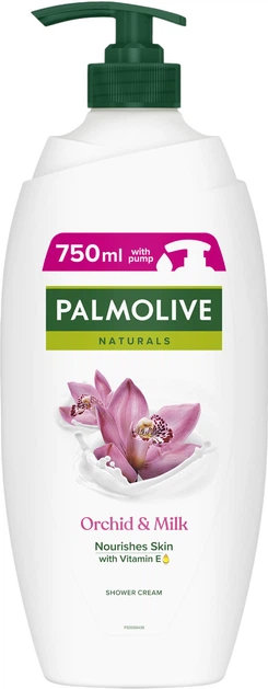Гель-крем для душа Palmolive Naturals с экстрактом черной орхидеи и увлажняющим молочком 750 мл