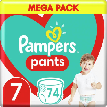 Підгузки-трусики Pampers Active Baby Pants Розмір 7 (15+ кг) 74 шт фото 1