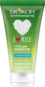 Гель для вмивання міцелярний Біокон I Love Rice 150 мл
