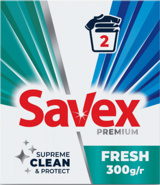 Пральний порошок Savex Parfum Lock 2 in 1 Fresh 300 г
