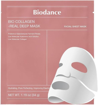Нічна маска Biodance Bio-Collagen Real Deep Mask зволожуюча 1 шт фото 2