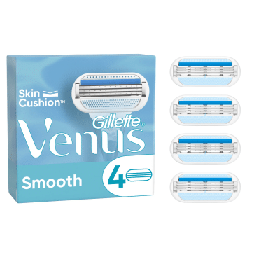 Сменные картриджи для бритья женские Venus Smooth, 4 шт