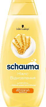 Шампунь SCHAUMA Нежное восстановление с пшеничным протеином для сухих поврежденных волос 400 мл