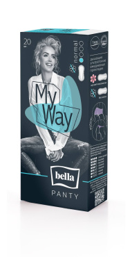 Прокладки гигиенические ежедневные Bella Panty My Way 20 шт