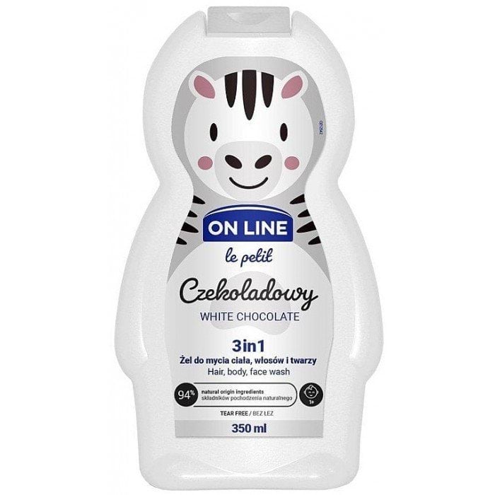 ON LINE White chocolate гель 3в1 для волосся, тіла та обличчя, 350мл
