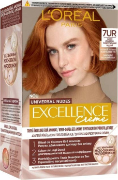 Краска для волос L'Oréal Paris Excellence Crème оттенок № 7UR Универсальный медный