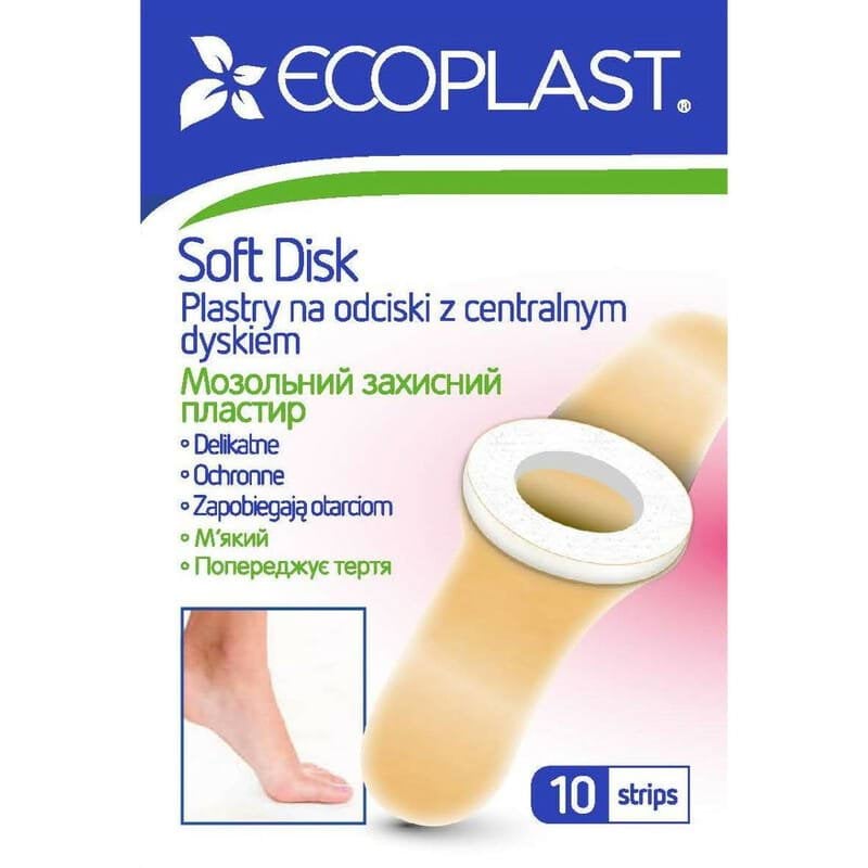 Ecoplast набор пластырей Мозольный СофтДиск, 10шт