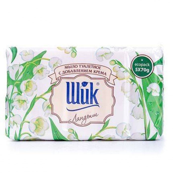 Шик мыло туалетное Ландыш, 5*70 г