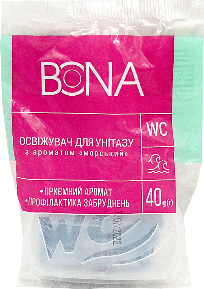 Bona средство для унитаза освежающий Морской корзинка, 40г