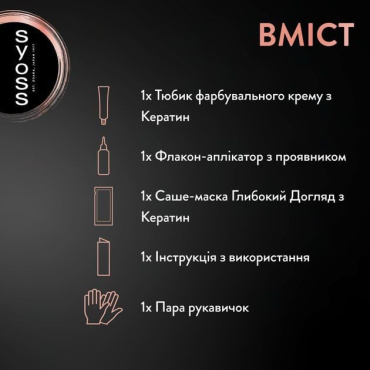 Стойкая крем-краска для волос Syoss 4-1 каштановый 115 мл фото 3