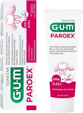 Зубна паста Gum Paroex 0.12% 75 мл