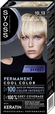 Стойкая крем-краска для волос Syoss 10-13 арктический блонд 115 мл