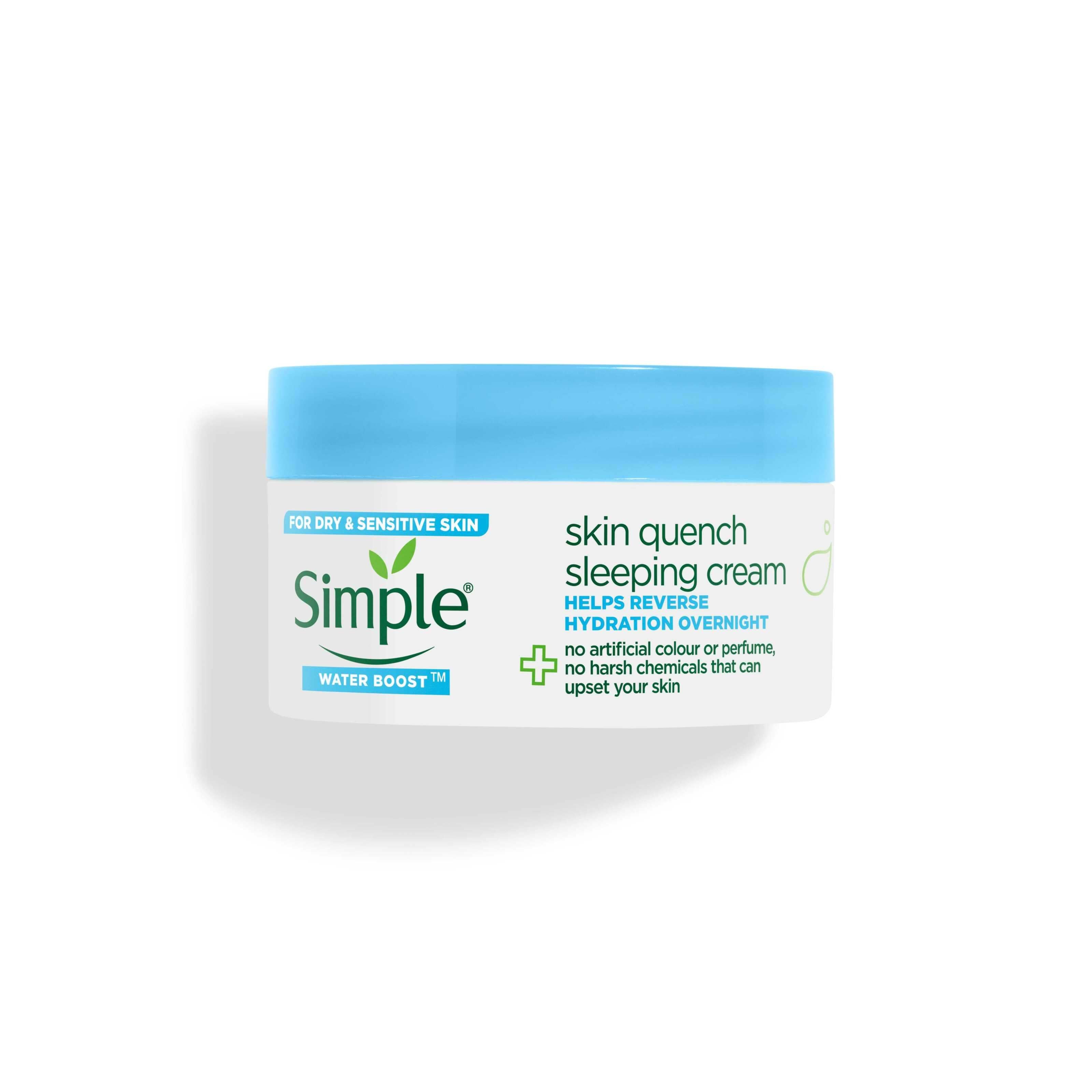 Успокаивающий крем для лица Simple Water Boost, 50 мл