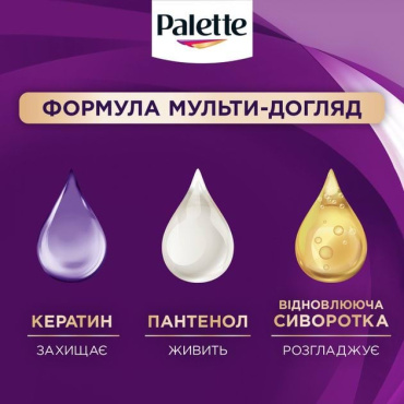 Стійка крем-фарба для волосся Palette Інтенсивний колір 7-21 Попелястий середньо-русявий 110 мл фото 6