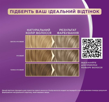 Стійка крем-фарба для волосся Palette Інтенсивний колір 9-1 Холодний світлий блонд 110 мл фото 3