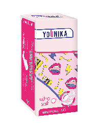 Прокладки ежедневные YOUNIKA Ultra Soft Multiform, 50 шт.