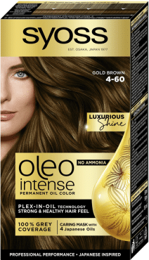 Краска для волос SYOSS Oleo Intense 4-60 без аммиака Золотистый каштановый