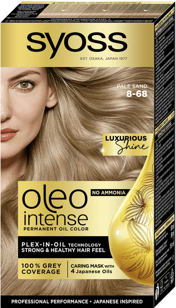 Краска для волос SYOSS Oleo Intense 8-68 без аммиака Жемчужный Блонд