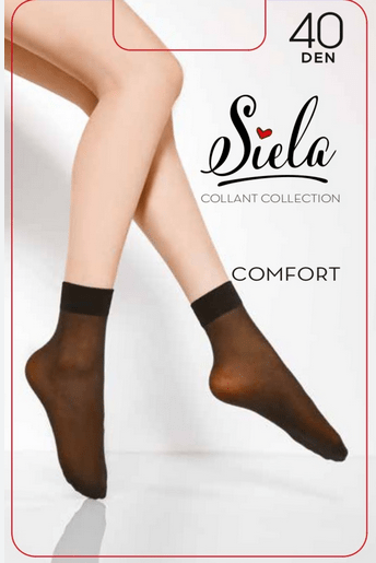 Siela шкарпетки жіночі COMFORT 40 den 2 пари, nero