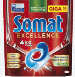 Somat таблетки для посудомийних машин Exellence, 56шт