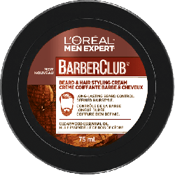 Крем для укладки бороды и волос L`Oreal MenExpert BarberClub, 75 мл