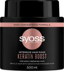 Маска для ломких волос Syoss KERATIN, 500 мл