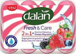 Dalan FRESH&CARE мыло туалетное 1+1 Лесные ягоды, 90 г
