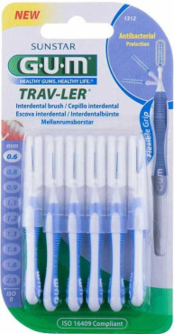 Зубная щетка GUM межзубная TravLer 0.6 мм