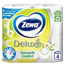 Zewa Deluxe туалетная бумага 3 слоя 4 рулона