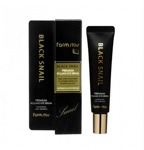Сыворотка-роллер для кожи вокруг глаз FarmStay  Black Snail, 25мл