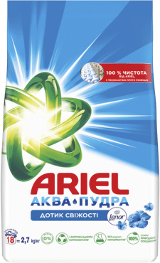 Пральний порошок Ariel Аква-Пудра Touch of Lenor 2.7 кг фото 1