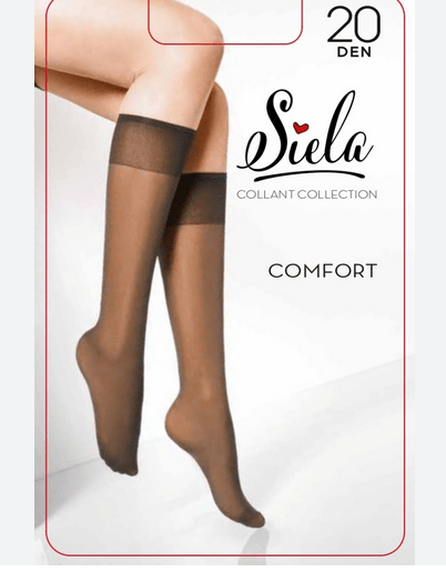 Siela гольфи жіночі COMFORT 20 den 2 пари, daino