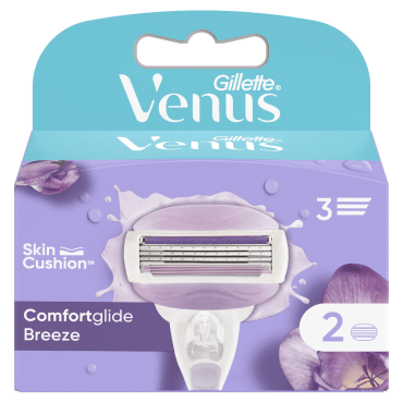Змінні картриджі для гоління жіночі Venus Comfortglide Breeze, 2 шт фото 1