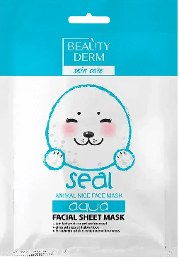 Маска тканинна BEAUTYDERM animal seal aqua зволожуюча 25 мл