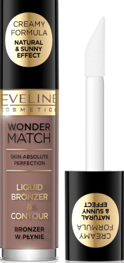 Бронзер для обличчя Eveline Cosmetics Wonder Match Liquid Bronzer & Contour 01, 4.5 мл