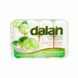 Dalan BEAUTY крем-мило Свіжий огірок, 4*90 г
