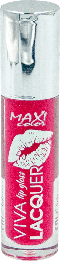 Помада для губ рідка глянцева Maxi Color Viva Lacquer Lip Gloss, 4,5 мл