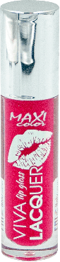 Помада для губ рідка глянцева Maxi Color Viva Lacquer Lip Gloss, 4,5 мл