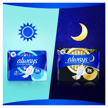 Гігієнічні прокладки Always Ultra Day&Night (Розмір 3) 28 шт фото 4