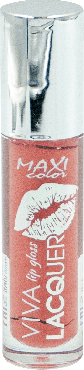 Помада для губ жидкая глянцевая Maxi Color Viva Lacquer Lip Gloss, 4.5 мл