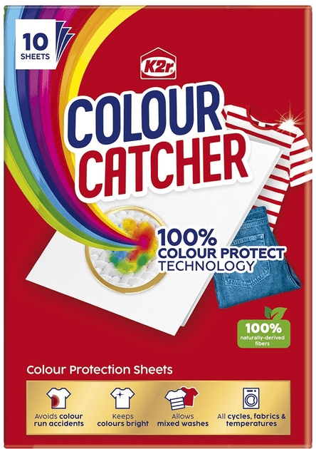Серветки для прання K2r Colour Catcher кольоропоглинаючі 10 шт.