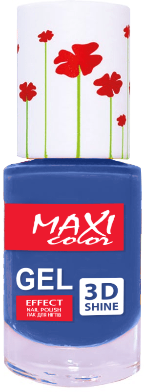 MAXI лак для нігтів гель ефект Color Hot Summer №17 Индиго, 10 мл