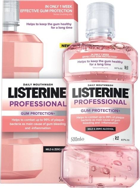 Ополіскувач для ротової порожнини Listerine Professional Захист ясен+ 500 мл